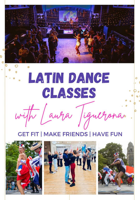 ***Salsa & Bachata Classes Edinburgh, Central Scotland & Internationally with Laura Tiguerona***